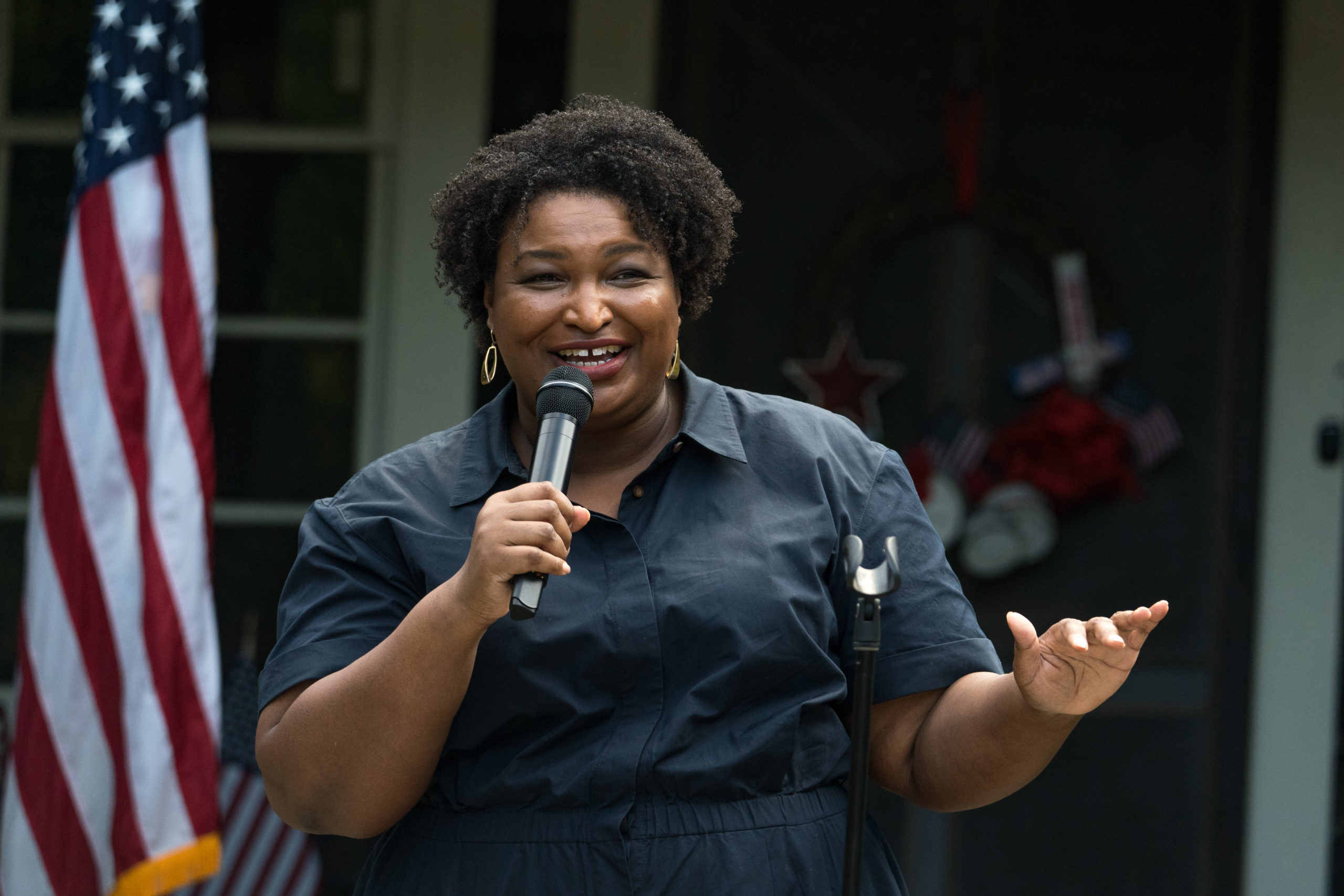 Video: Stacey Abrams Caught Telling Supporters to Socially Distance ‘For Social Media’ Pics if They’re Over 18