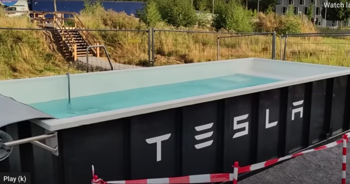 Tesla Wants You to Sit in ‘A Wet Dumpster’ While Waiting for Your Car to Charge