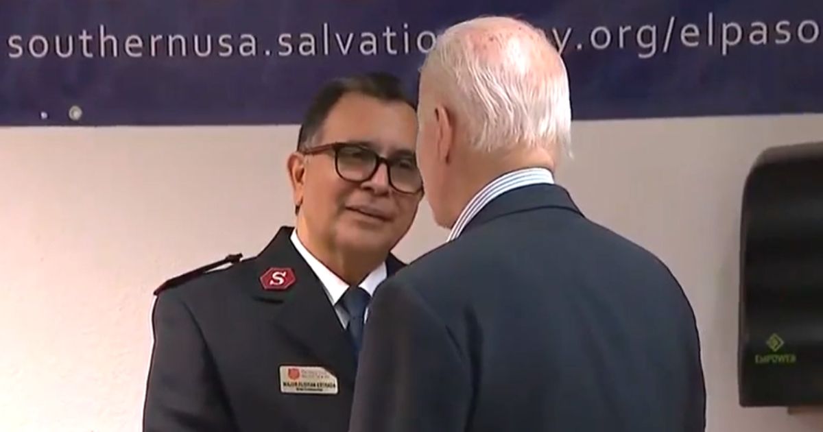 Biden Caught on Camera Confusing Salvation Army for Secret Service – Gets Reality Snap After Perplexed Look
