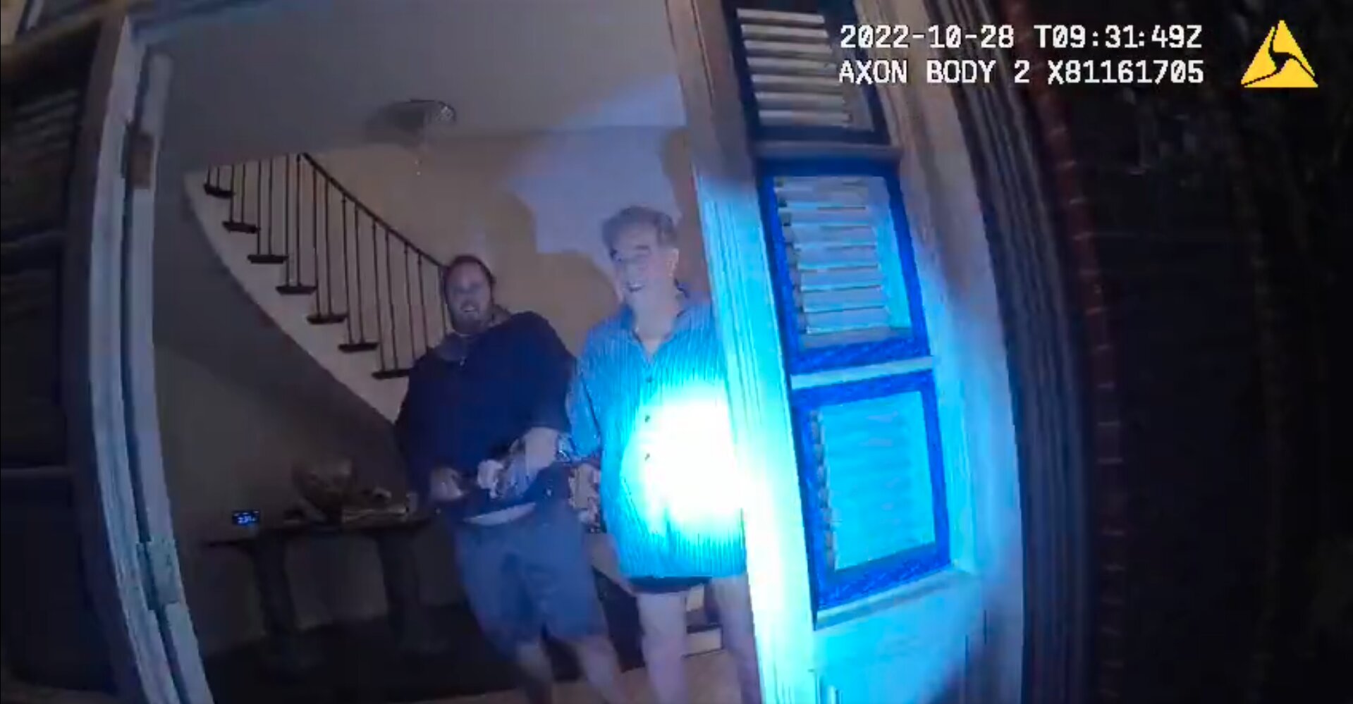 Bodycam Footage of Paul Pelosi Attack Released