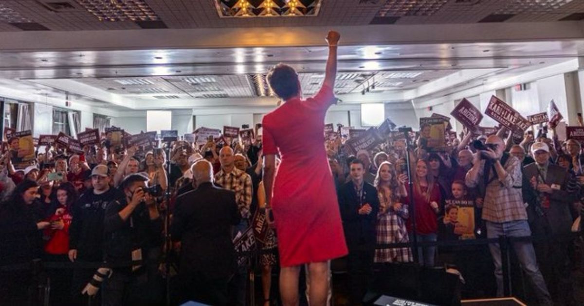 Kari Lake Holds Electric ‘Save Arizona’ Rally with 4x Capacity Trying to Get In – Even Trump Called In