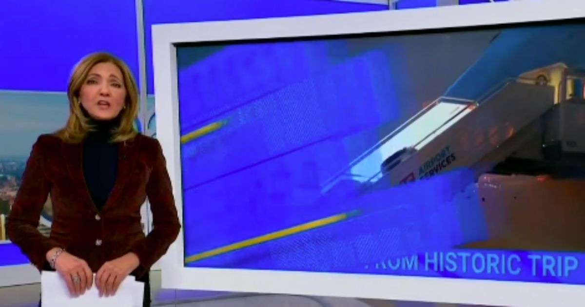 MSNBC Host Shills for Biden As He Puts America Last, Doesn’t Realize What’s Playing on Screen Behind Her