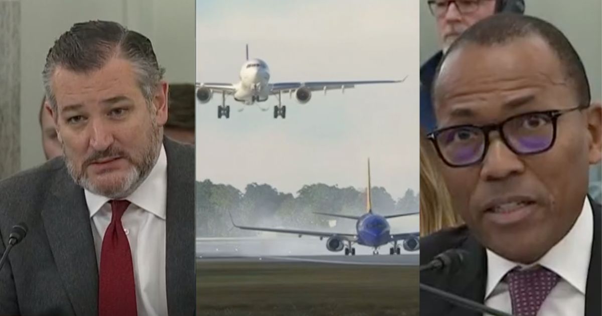 Ted Cruz Grills FAA Head After FedEx Plane Landing Comes Within Feet of Southwest Takeoff on Runway