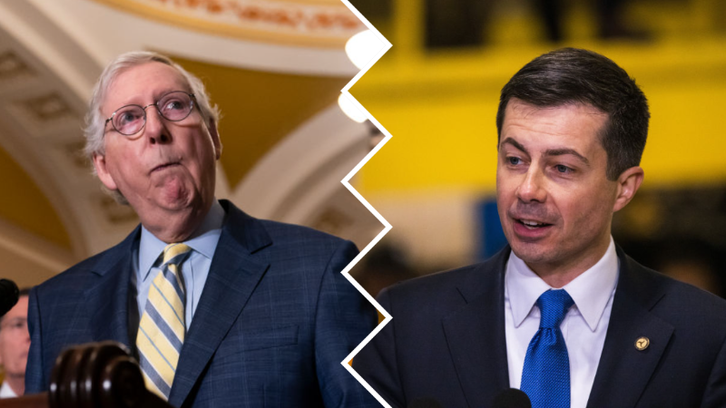 McConnell Accuses Buttigieg of Seeking ‘Press Coverage for Woke Initiatives’ Instead of Doing His Job