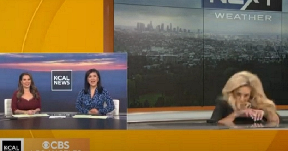 Video: Meteorologist’s Eyes Cross, She Slumps, Then Breaks Desk as She Passes Out Live on Air