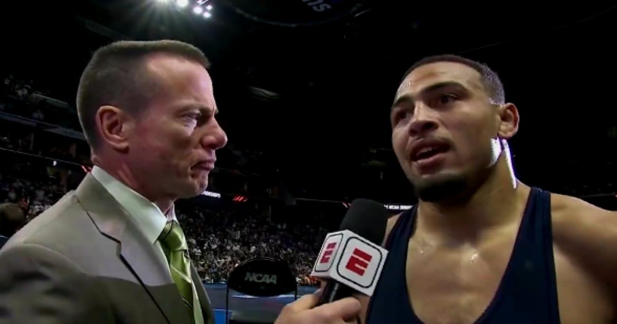 Wrestling Champ Spreads Gospel on National TV After Winning Third NCAA Title: ‘It’s All for His Glory’