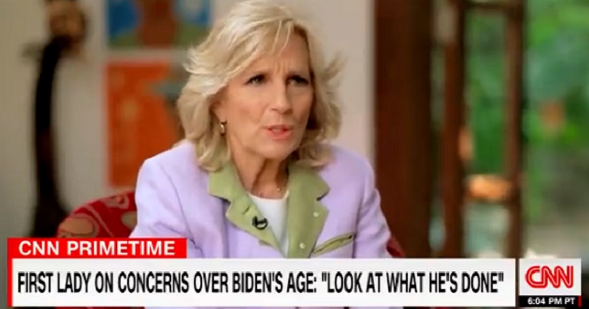 Jill Biden Thinks She Has Great Retort to Those Who Say Joe’s Too Old To Be President, but It Totally Fails