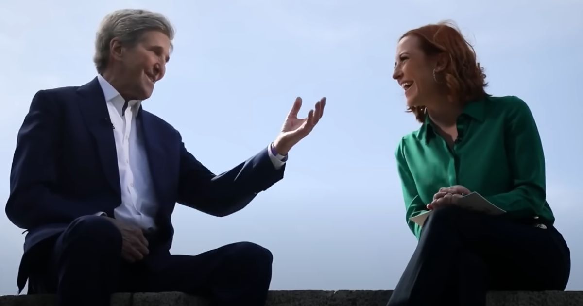 Jen Psaki Blasted for What She Did with John Kerry During MSNBC Interview