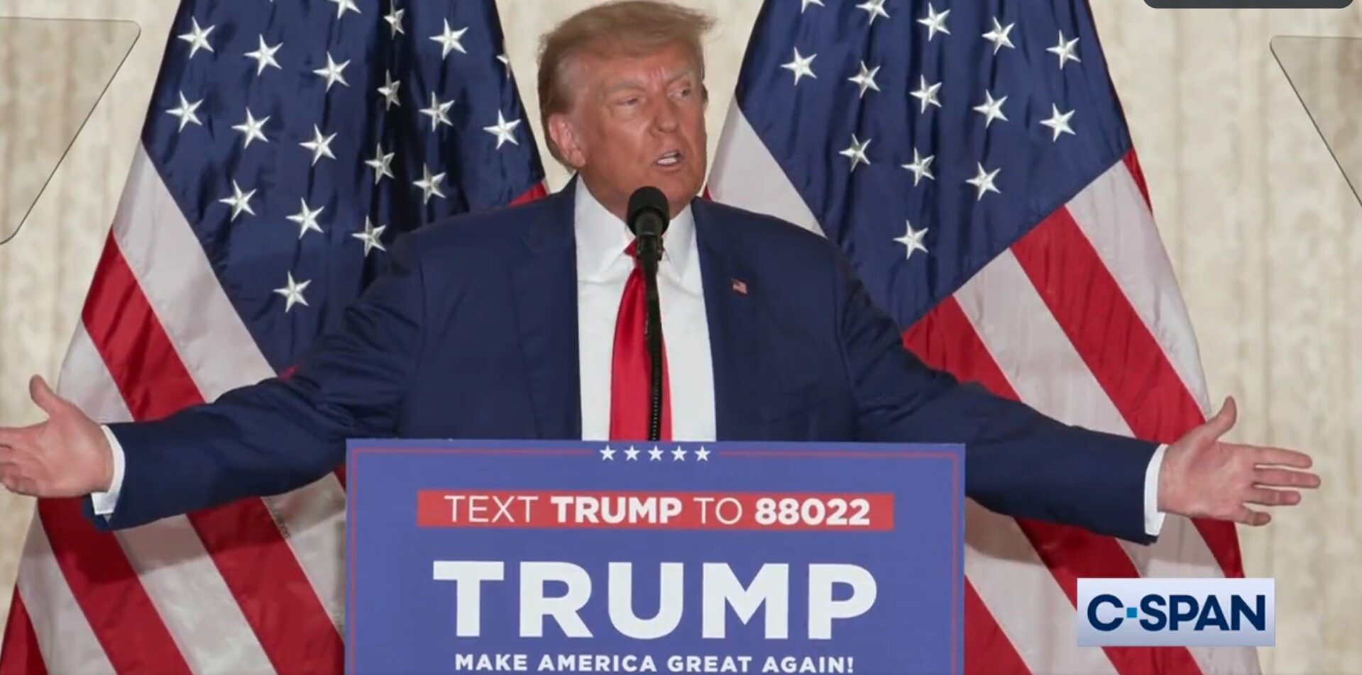 Trump Makes First Remarks Since Indictment Charges Released