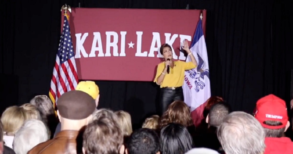Heckler Calls Kari Lake a ‘Fascist’ but Bolts As She Asks Him One Simple Question