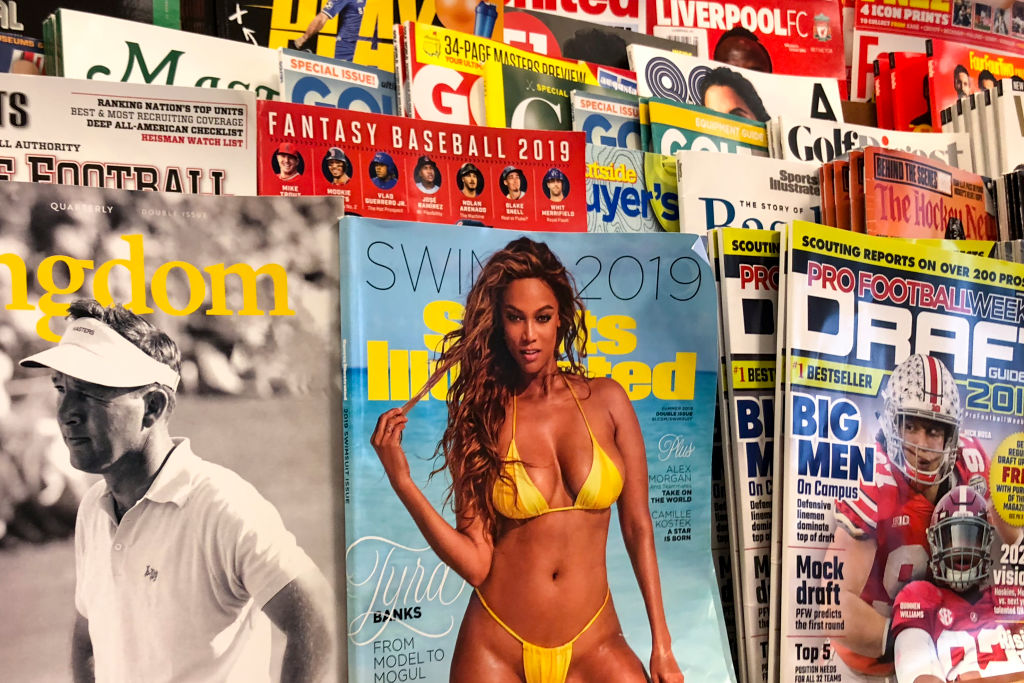 Sports Illustrated Puts Man Pretending to Be a Woman Wearing a Two-Piece on Magazine Cover