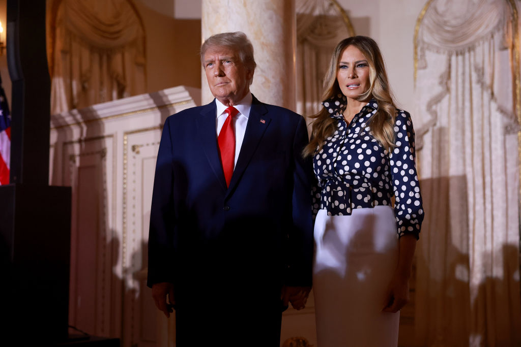 Someone Was Trying Hard to Troll Trump with ‘Missing Melania’ Campaign at Iowa Event DeSantis Also Attended