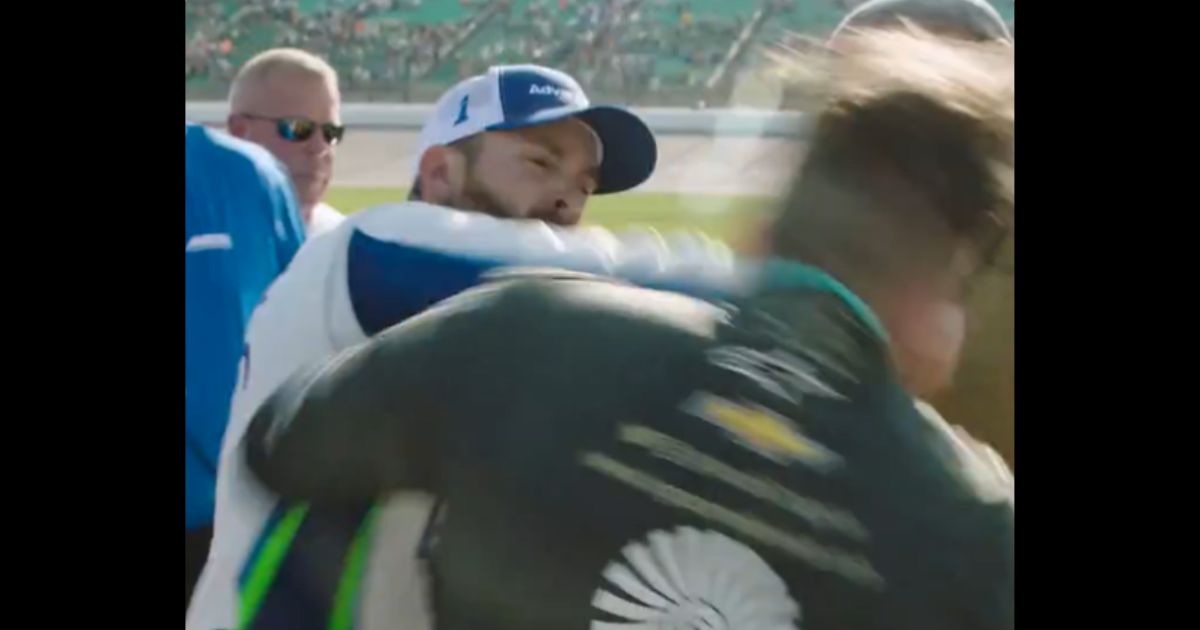 NASCAR Drivers Come to Blows on Pit Road, Camera Catches Argument Explode Into Violence