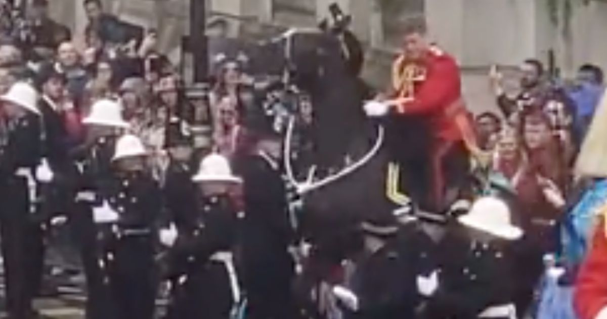 King Charles’ Coronation Chaos: Video Captures Moment Horse Slams Into Crowd Barriers
