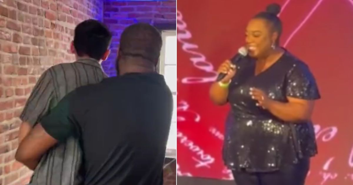 Watch: Trans Activist Carried Out Like a Child After Interrupting National Anthem at Event