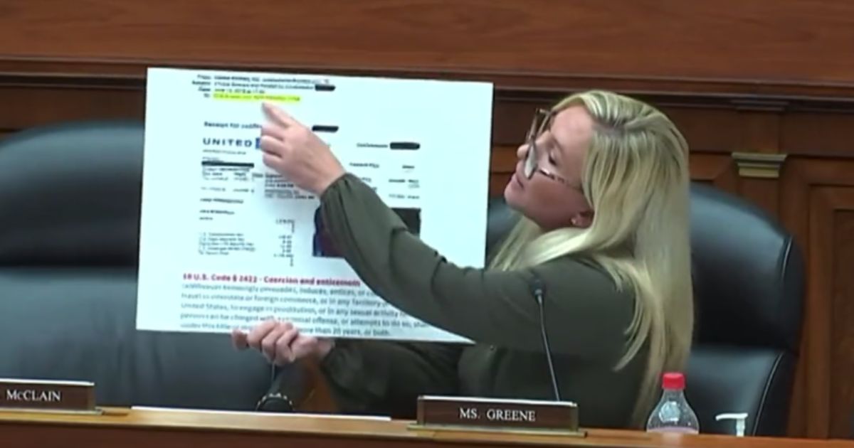 Watch: Dems Lose It as MTG Begins Displaying Images from Hunter Biden’s Laptop