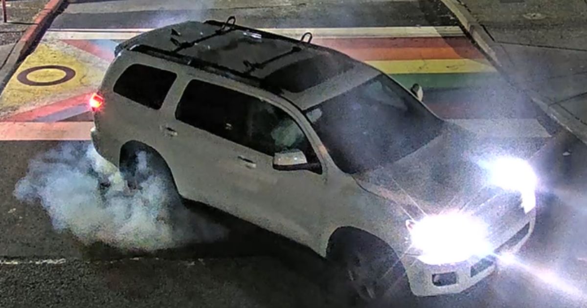 Public Not Happy After Police Announce Hunt for Driver Who Left Tire Marks on ‘Pride’ Crosswalk