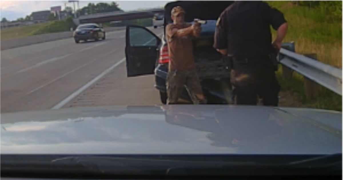 Man Pulls .44 Magnum and Shoots Officer in the Chest – Trooper Shrugs Off Direct Hit and Responds with Hellfire
