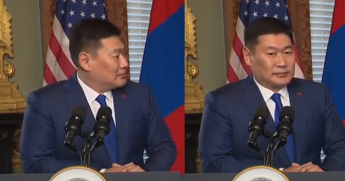 Watch Mongolian Prime Minister’s Reaction as Kamala Harris Begins to Speak