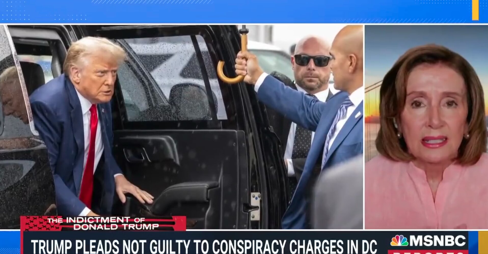 Pelosi Claims Trump Looked Like a ‘Scared Puppy’ at His Arraignment
