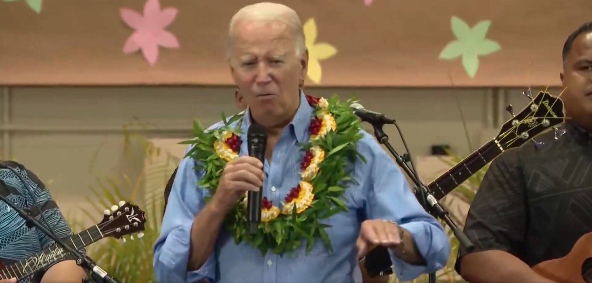 Biden Tries to Relate to Maui Wildfire Survivors by Talking About When He Experienced a Kitchen Fire