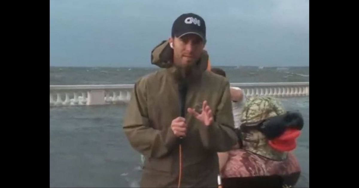 CNN Narrative Broken as Humiliating Object Floats Through Weatherman’s Live Broadcast