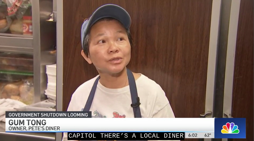 ‘Work Together, Please’: Restaurant Owner Asks Politicians to Avoid Government Shutdown