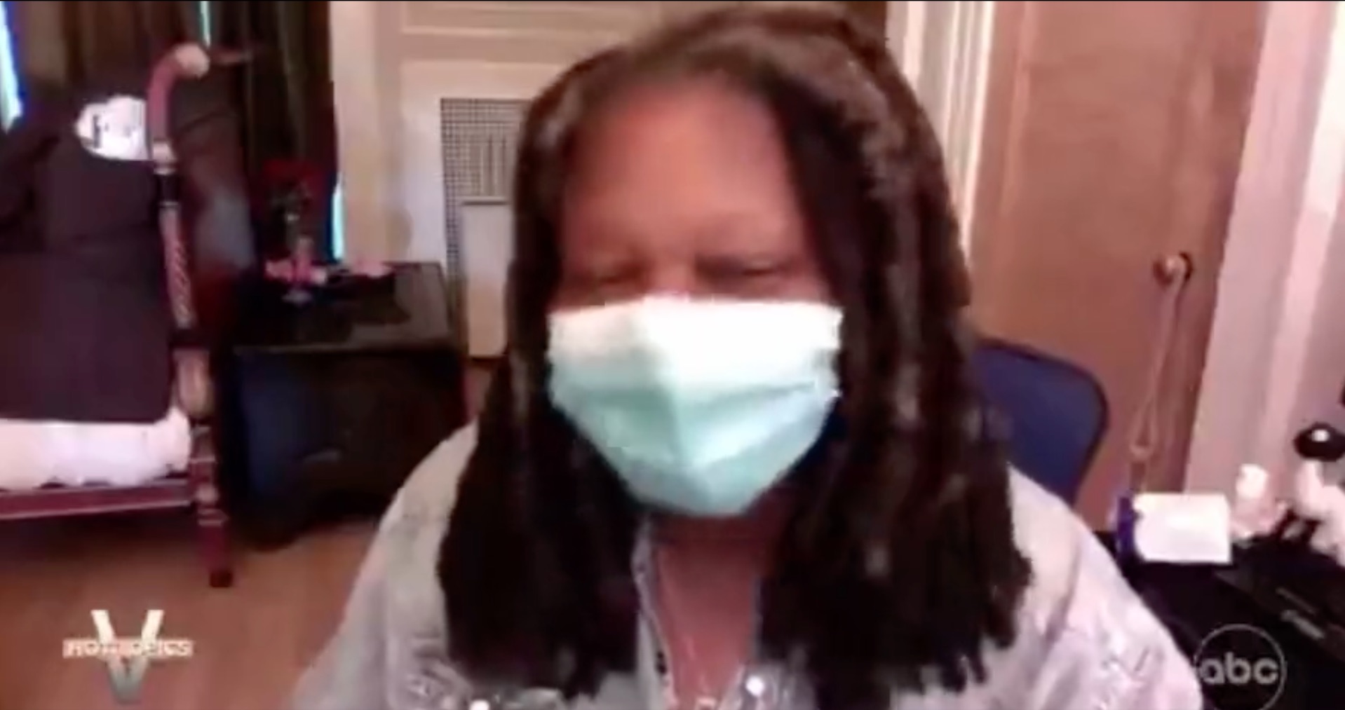 Whoopi Goldberg Roasted for ‘Theatrics’ While Skyping Into ‘The View’ With COVID