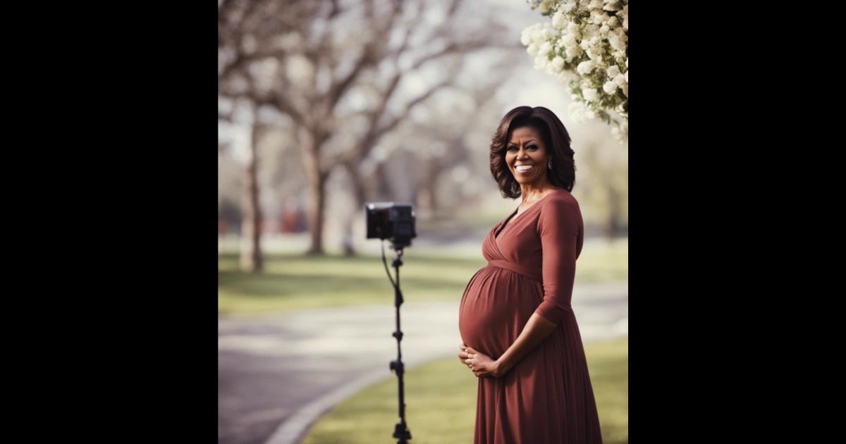 Are The Viral Photos of a Once-Pregnant Michelle Obama Real?