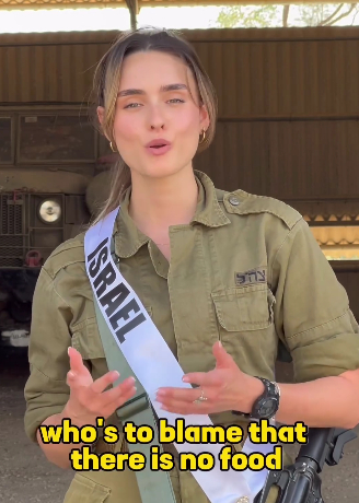 ‘Free Palestine From Hamas’: Miss Israel Says ‘Hamas Is ISIS’ While on Military Deployment
