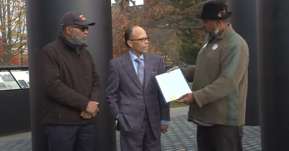 Watch: Buffalo Celebrates Nation’s First ‘Black Veterans Day’ – But Eyebrow-Raising Flag Spotted by Eagle-Eyed Viewers