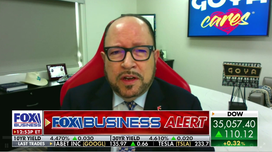 ‘Problems All Over the World’: Goya Foods CEO Says Rising Food Prices Could Affect ‘Spirit’ of Thanksgiving