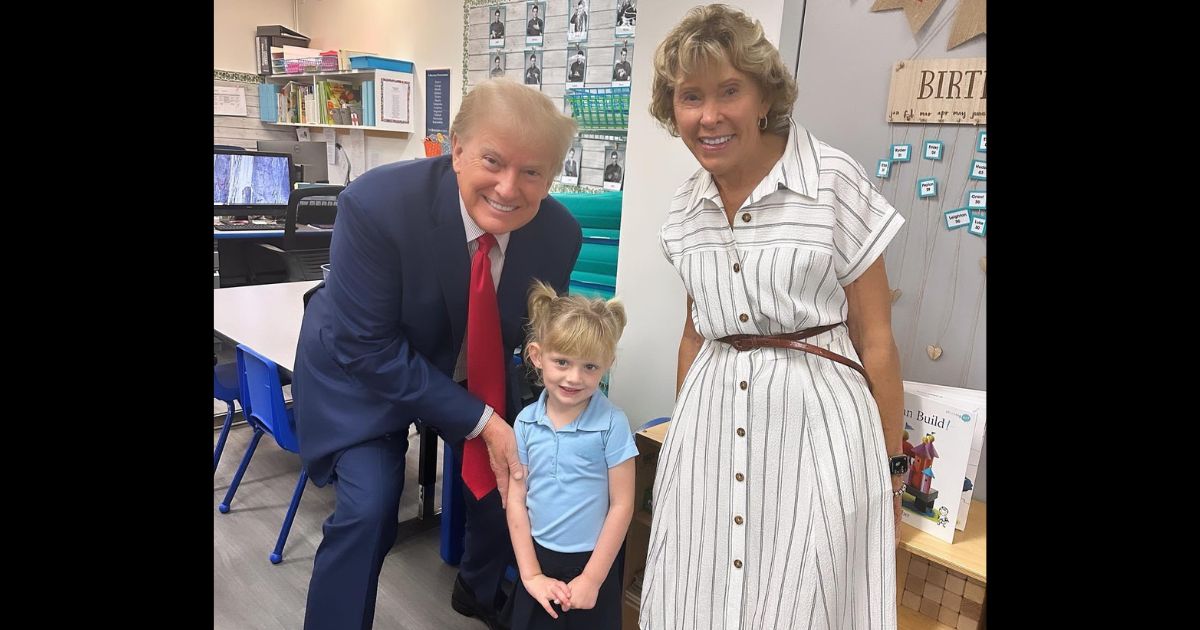 Video: Trump Wins Over Hearts As He Shows Up to Granddaughter’s School