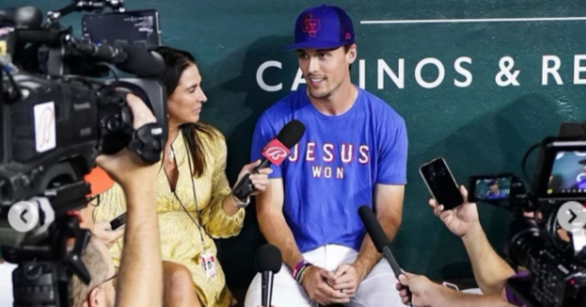 World Series Champ Evan Carter Released ‘Jesus Won’ Shirts to Support Great Causes in Hometown