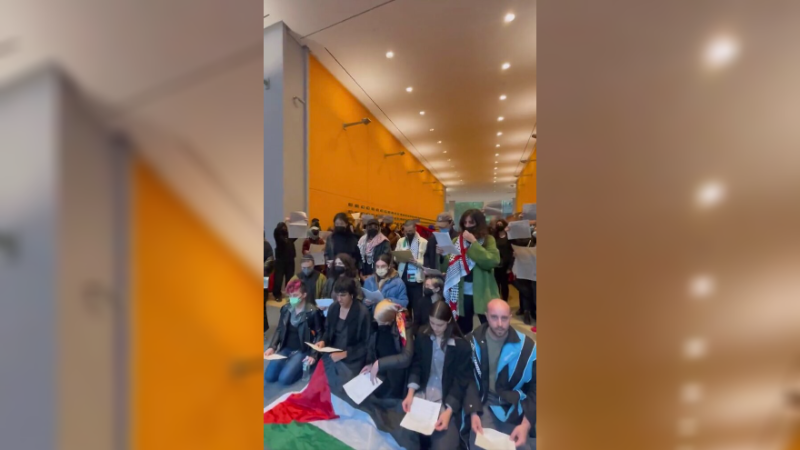 ‘Media Workers’ Occupy NYT Building to Protest Its ‘Biased’ Coverage of the Israel-Hamas War