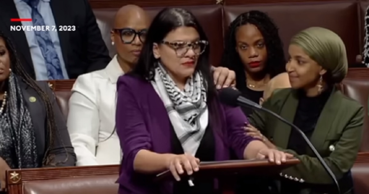 Rashida Tlaib Breaks Down in Tears on House Floor As She Attempts to Make Herself the Victim