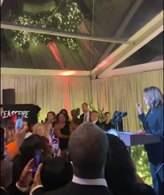 ‘Baby Jesus Is Under Rubble’: Democratic State Rep Interrupts Kamala Harris to Call for Ceasefire