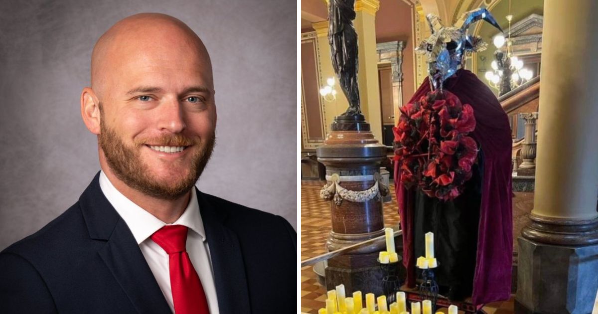 Christian Military Veteran Beheads Satanic Statue in State Capitol: ‘My Conscience Is Held Captive to the Word of God’