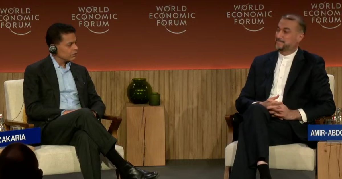 CNN Anchor Shares World Economic Forum Stage With Top Iran Official, Sparking Outrage