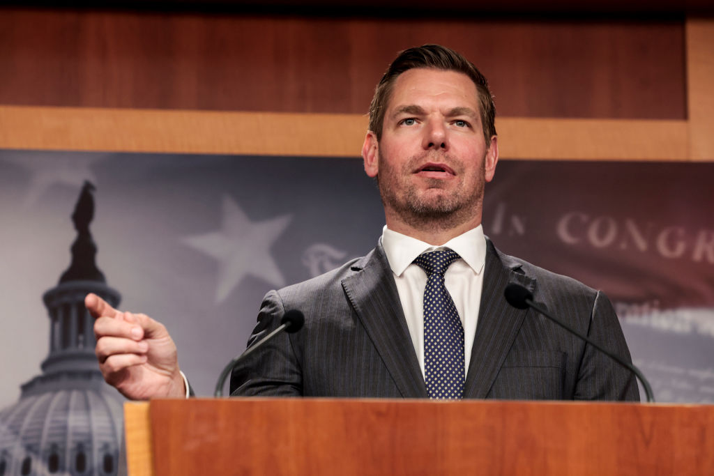 Swalwell Explodes Over AI-Generated Meme of Trump Hugging a Cat and Duck