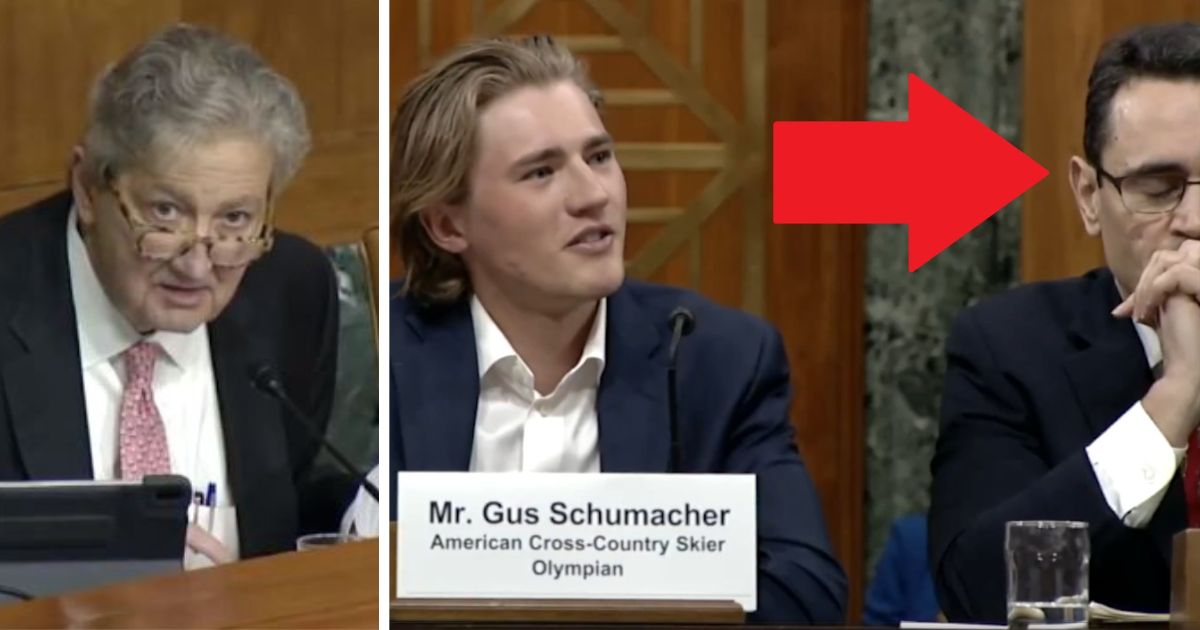 Painful Video: Sen. Kennedy Shreds Woke Athlete So Badly That Witness Next to Him Is Dying