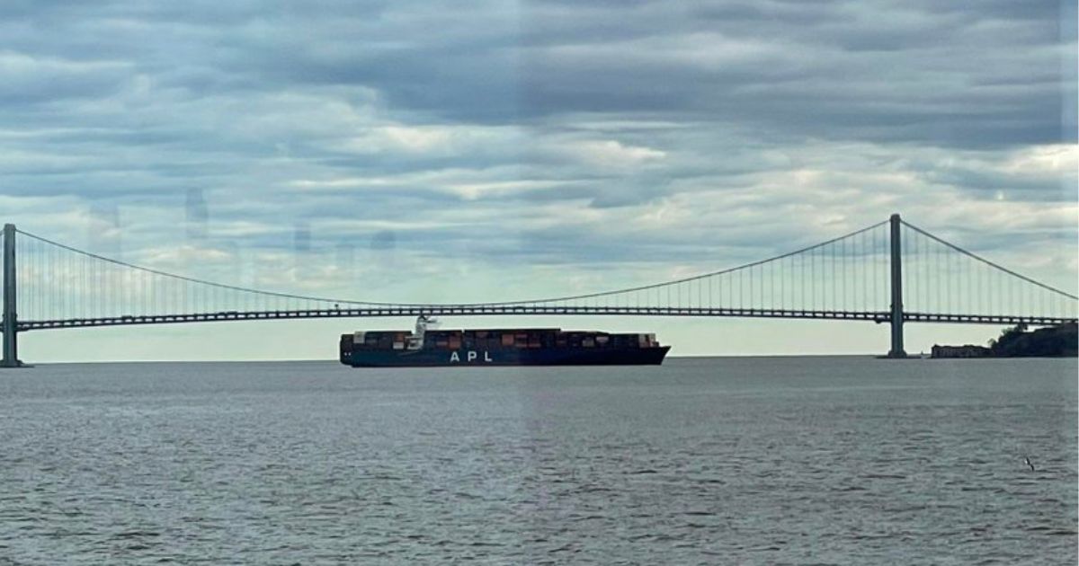 Huge Shipping Container Loses All Power Near NYC Bridge Not Long After Baltimore Key Bridge Collapse