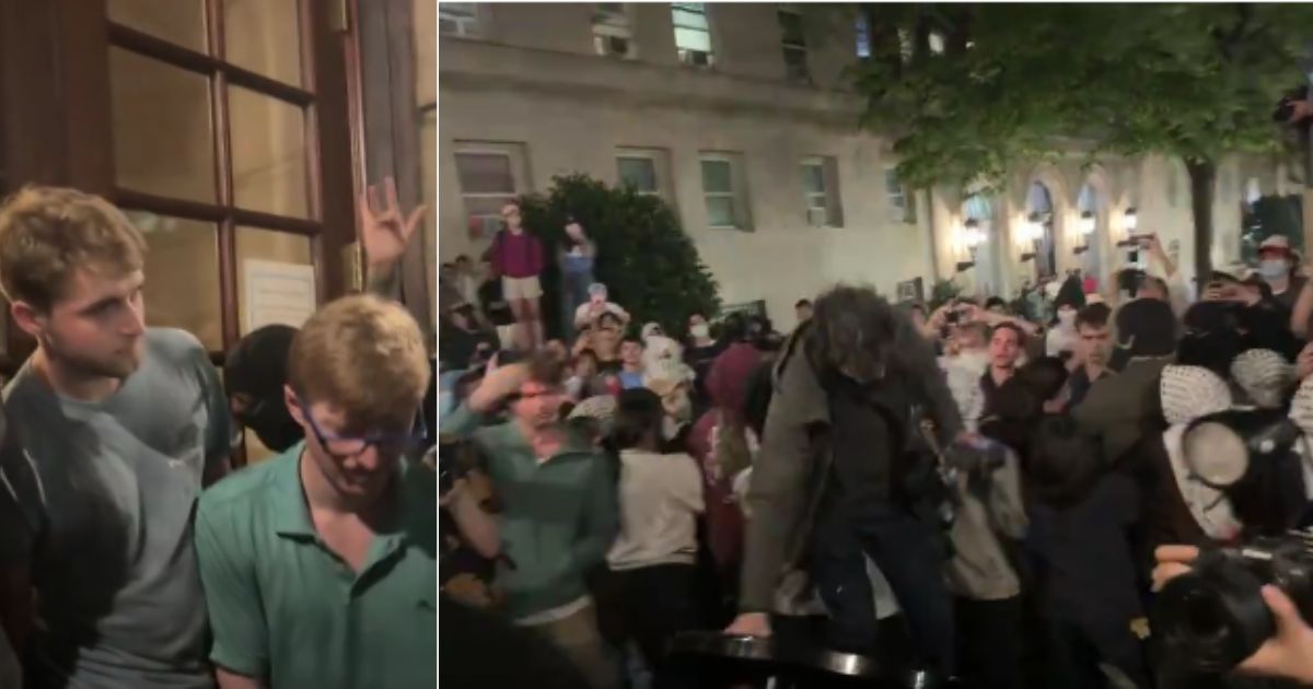 Watch: Famous Pastor’s Grandson Stares Down Columbia Mob, Refuses to Let Them Continue Their Mission of Destruction