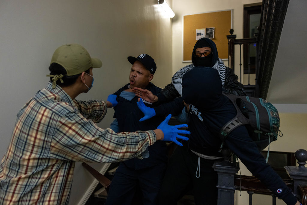 Protesters Take Over Building at Columbia University 