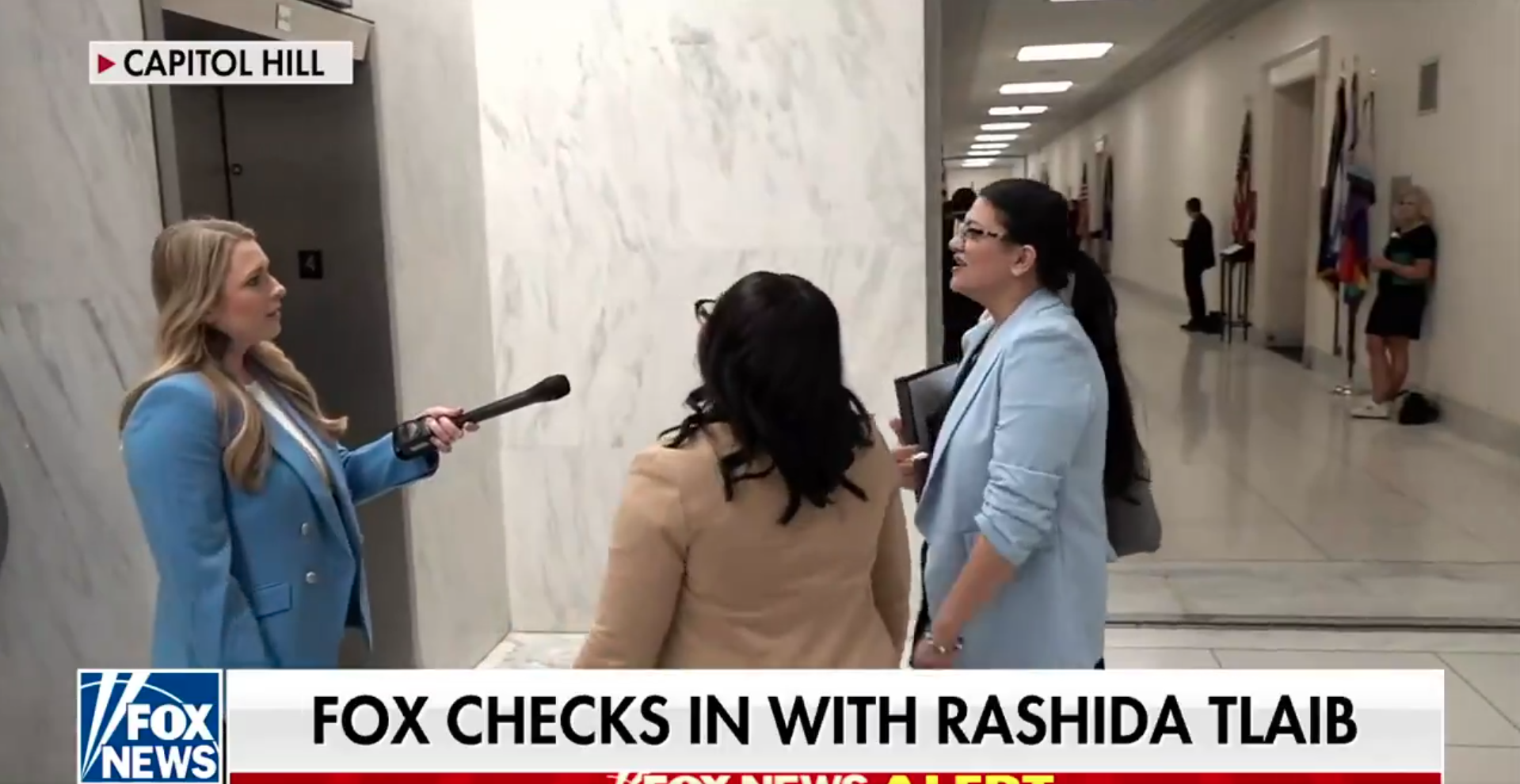 Tlaib Declines to Condemn ‘Death to America’ Chants When Confronted by Fox Reporter: ‘I Don’t Talk to Fox News’