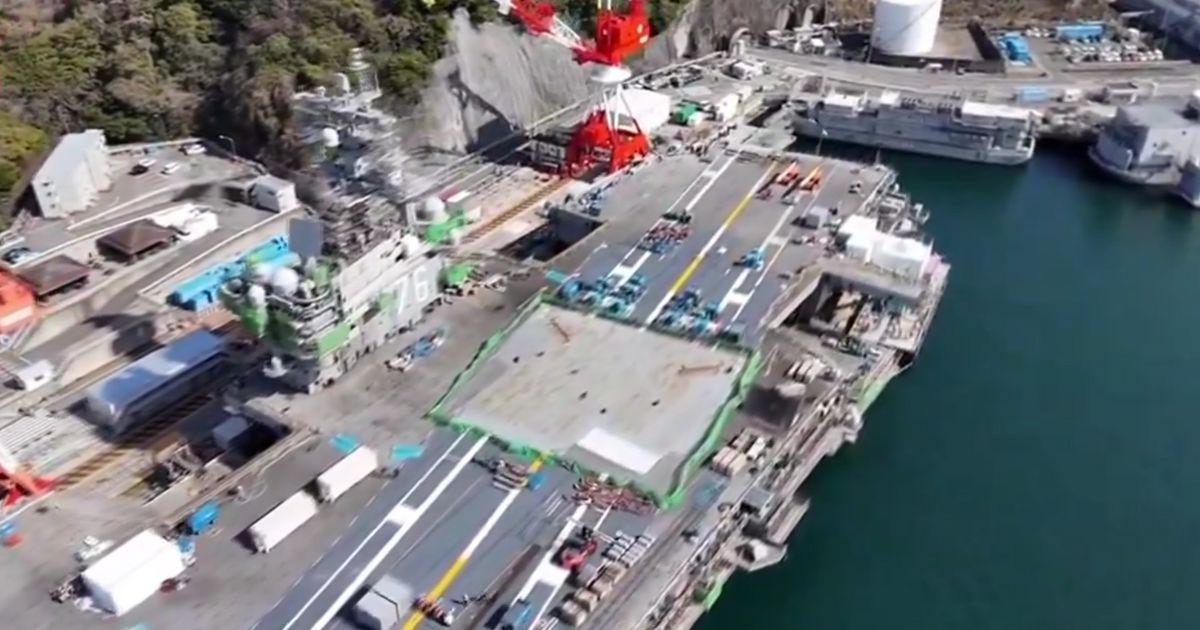 Navy Investigating After Terrifying Incident Appears to Unfold Above USS Ronald Reagan at Japan’s Yokosuka Naval Base