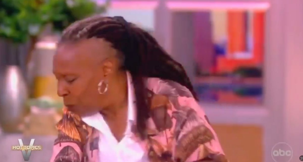 Whoopi Goldberg Acts Disgusted After Getting ‘Tricked’ Into Saying Trump’s Name
