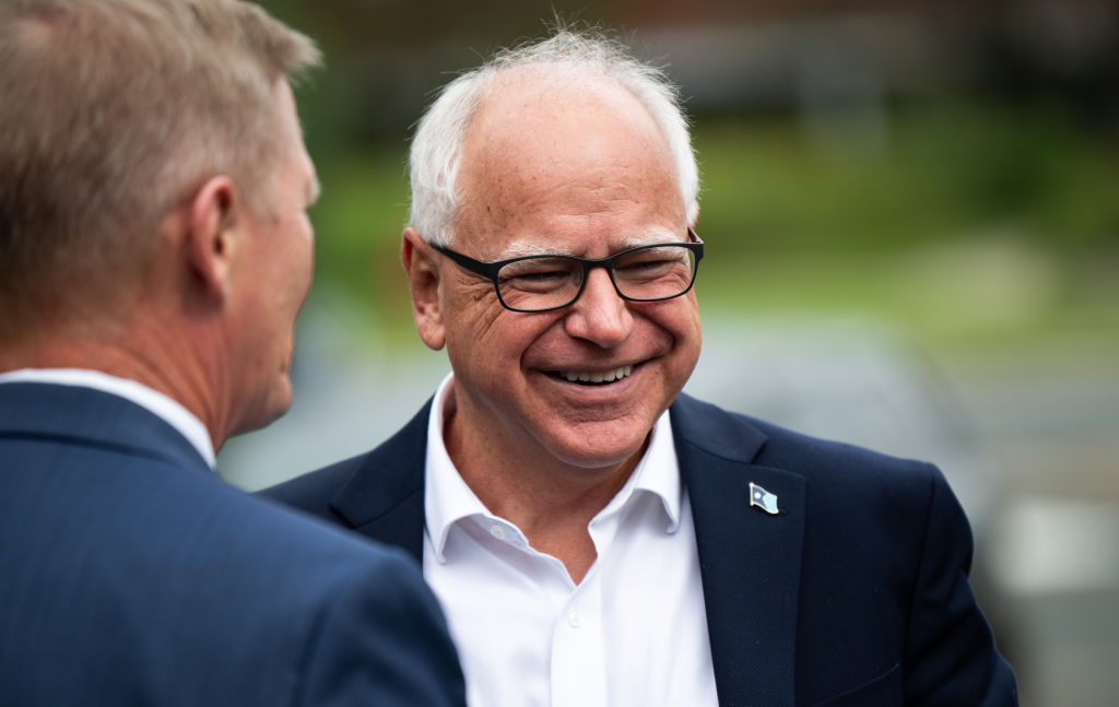 House Dems Like Tim Walz for Harris VP Pick
