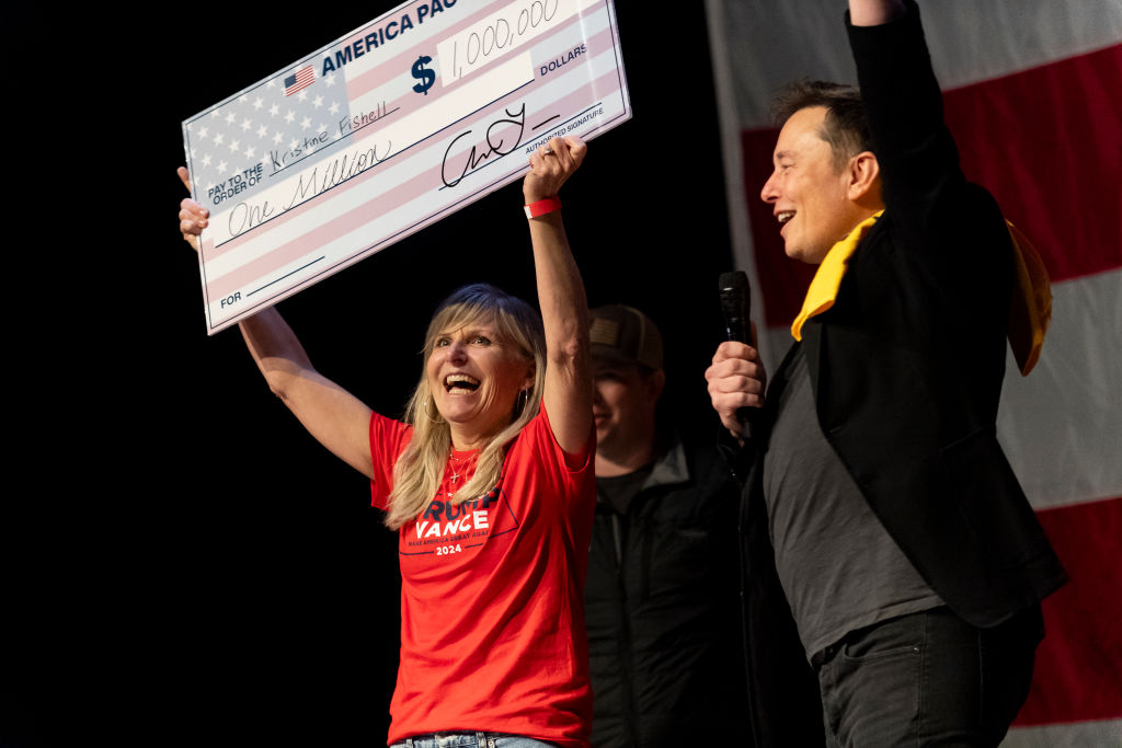 Elon Musk to Give Away $1M a Day to Petition Signers in Swing States