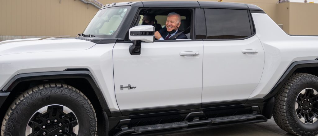 Major Automaker Pumps Brakes On Production Of Electric Pickup Biden Once Drove